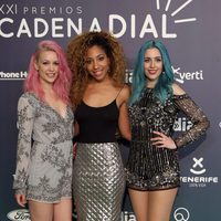 Sweet California en la alfombra roja de los Premios Cadena Dial 2017