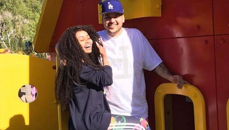 Blac Chyna felicita a Rob Kardashian por su cumpleaños con esta fotografía