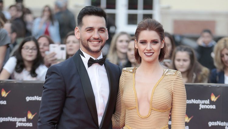 Fran Perea y Manuela Vellés en la inauguración del Festival de Cine de Málaga 2017