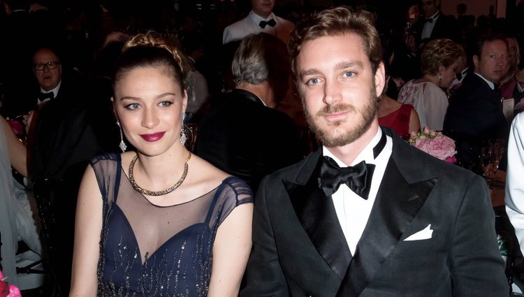 Pierre Casiraghi y Beatrice Borromeo en la cena durante el Baile de la Rosa