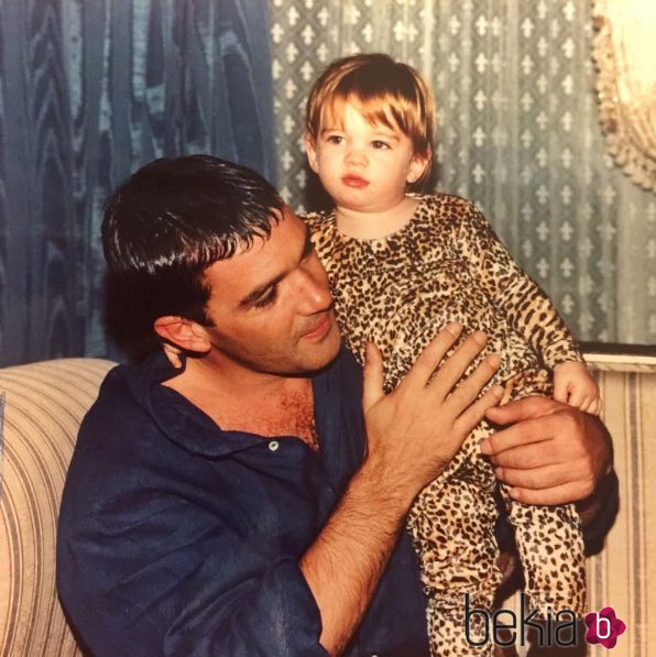 Antonio Banderas junto a su hija Stella del Carmen