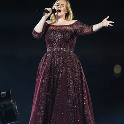 Adele durante un concierto en Sydney