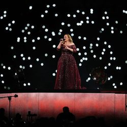 Adele durante su concierto en Sydney