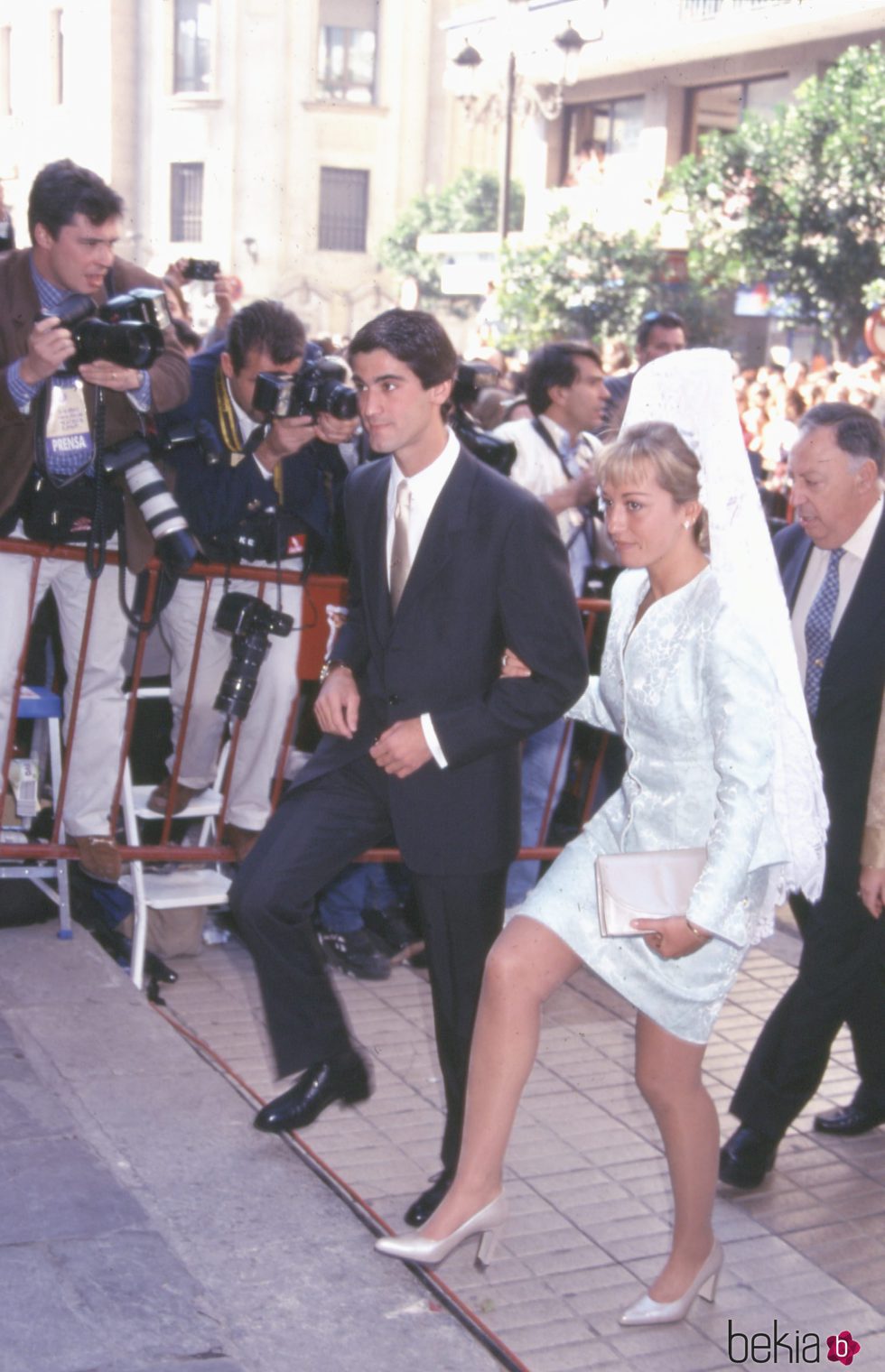 Belén Esteban y Jesulín de Ubrique en la boda de Fran Rivera y Eugenia Martínez de Irujo