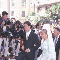 Belén Esteban y Jesulín de Ubrique en la boda de Fran Rivera y Eugenia Martínez de Irujo