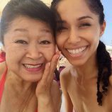 Kayoko Everhart con su madre