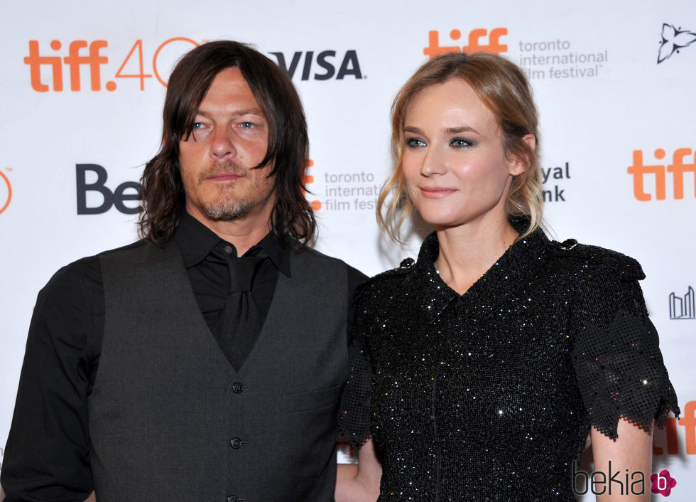 Norman Reedus junto a Diane Kruger