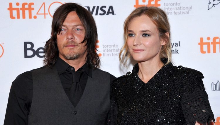 Norman Reedus junto a Diane Kruger