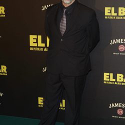 Álex de la Iglesia en la presentación de la película 'El Bar' en los cines Callao de Madrid