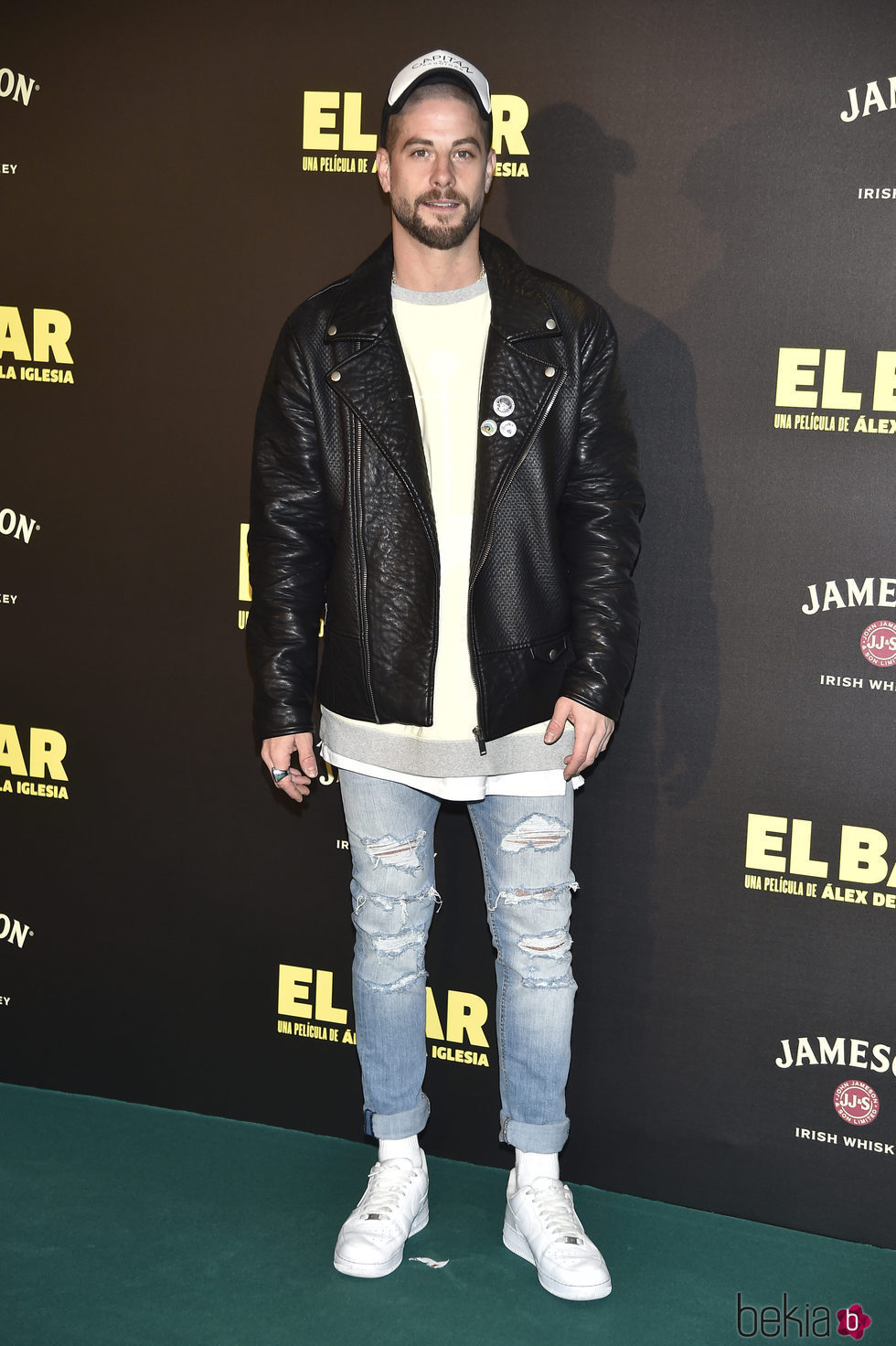 Luis Fernández en la presentación de la película 'El Bar' en los cines Callao de Madrid