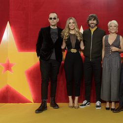 Risto Mejide, Edurne, Santi Millán, Eva Hache y Jorge Javier Vázquez en la presentación de 'Got Talent'