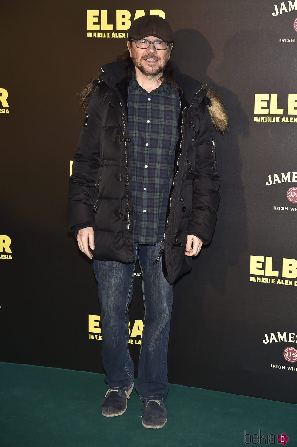 Santiago Segura en la presentación de la película 'El Bar' en los cines Callao de Madrid