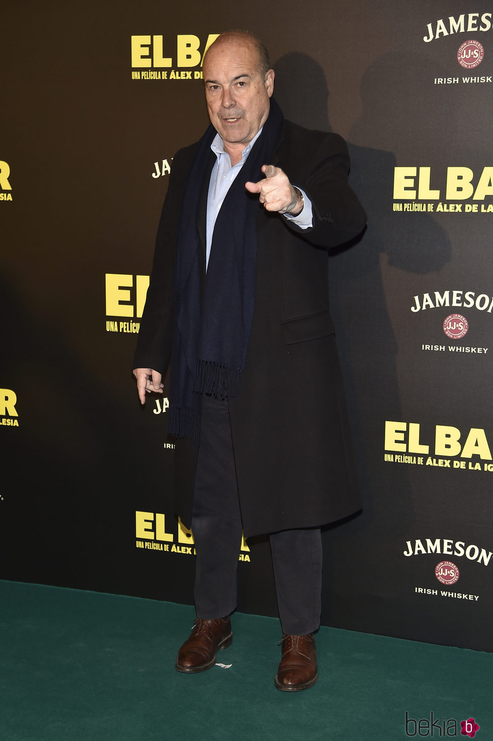 Antonio Resines en la presentación de la película 'El Bar' en los cines Callao de Madrid