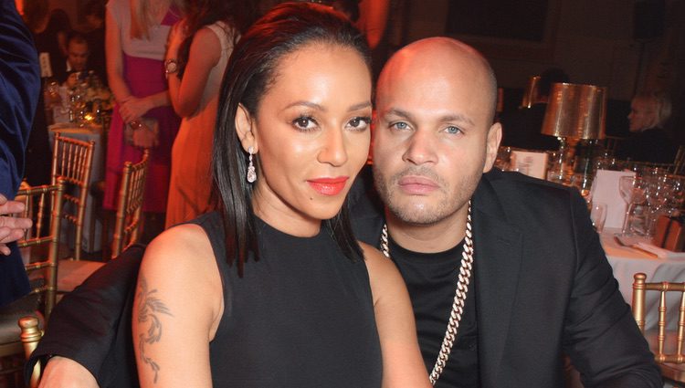 Mel B y Stephen Belafonte en un evento en Londres