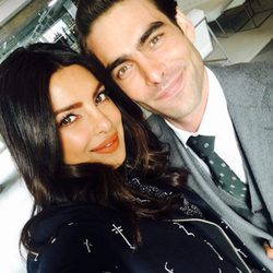 Priyanka Chopra y Jon Kortajarena rodando la segunda temporada de 'Quantico'