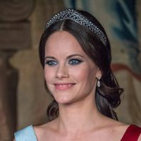 Sofia Hellqvist en un acto oficial en el Palacio Real de Estocolmo