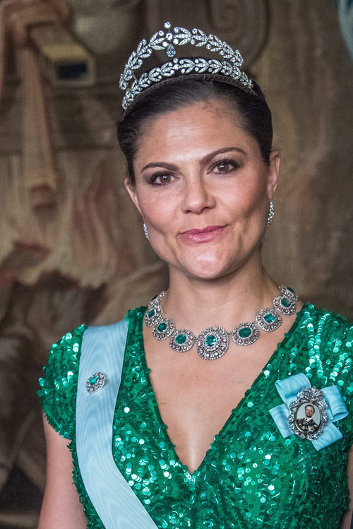 La Princesa Victoria de Suecia en un acto oficial en el Palacio Real de Estocolmo