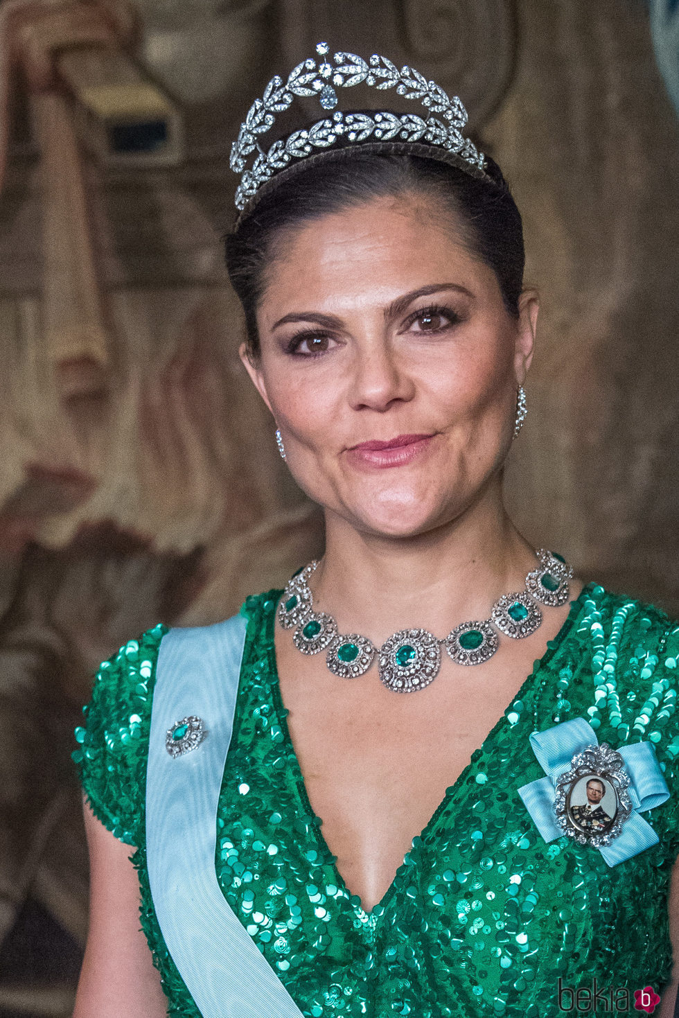 La Princesa Victoria de Suecia en un acto oficial en el Palacio Real de Estocolmo