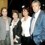 Lina Morgan, Paloma Gómez Borrero, Concha Velasco y Paco Valladares