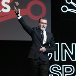 Antonio Banderas recibe la Biznaga de Oro de Honor en el Festival de Cine de Málaga 2017