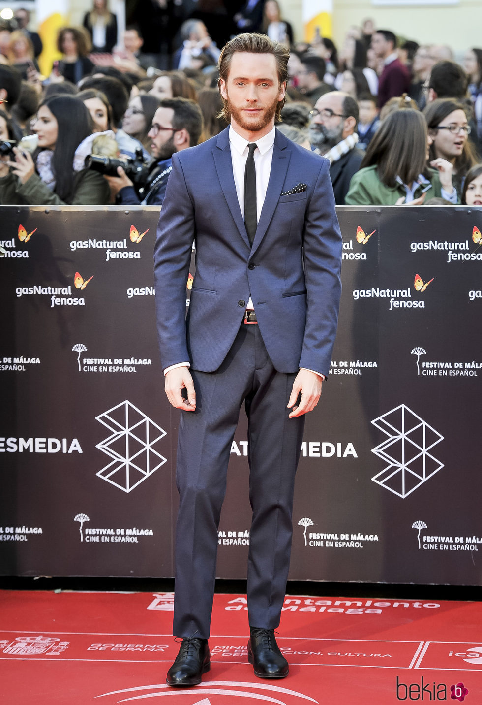 Pablo Rivero en la gala de clausura del Festival de Cine de Málaga