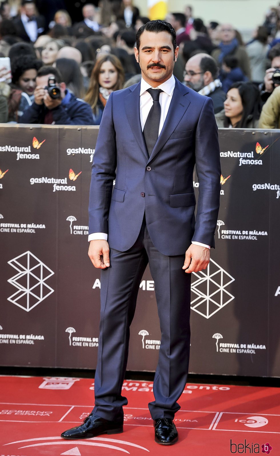 Antonio Velázquez en la gala de clausura del Festival de Cine de Málaga