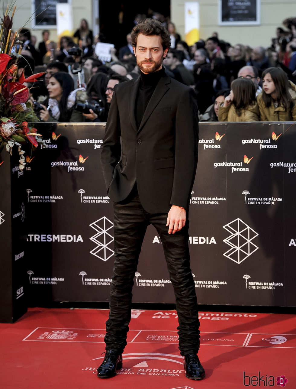 Peter Vives en la gala de clausura del Festival de Cine de Málaga