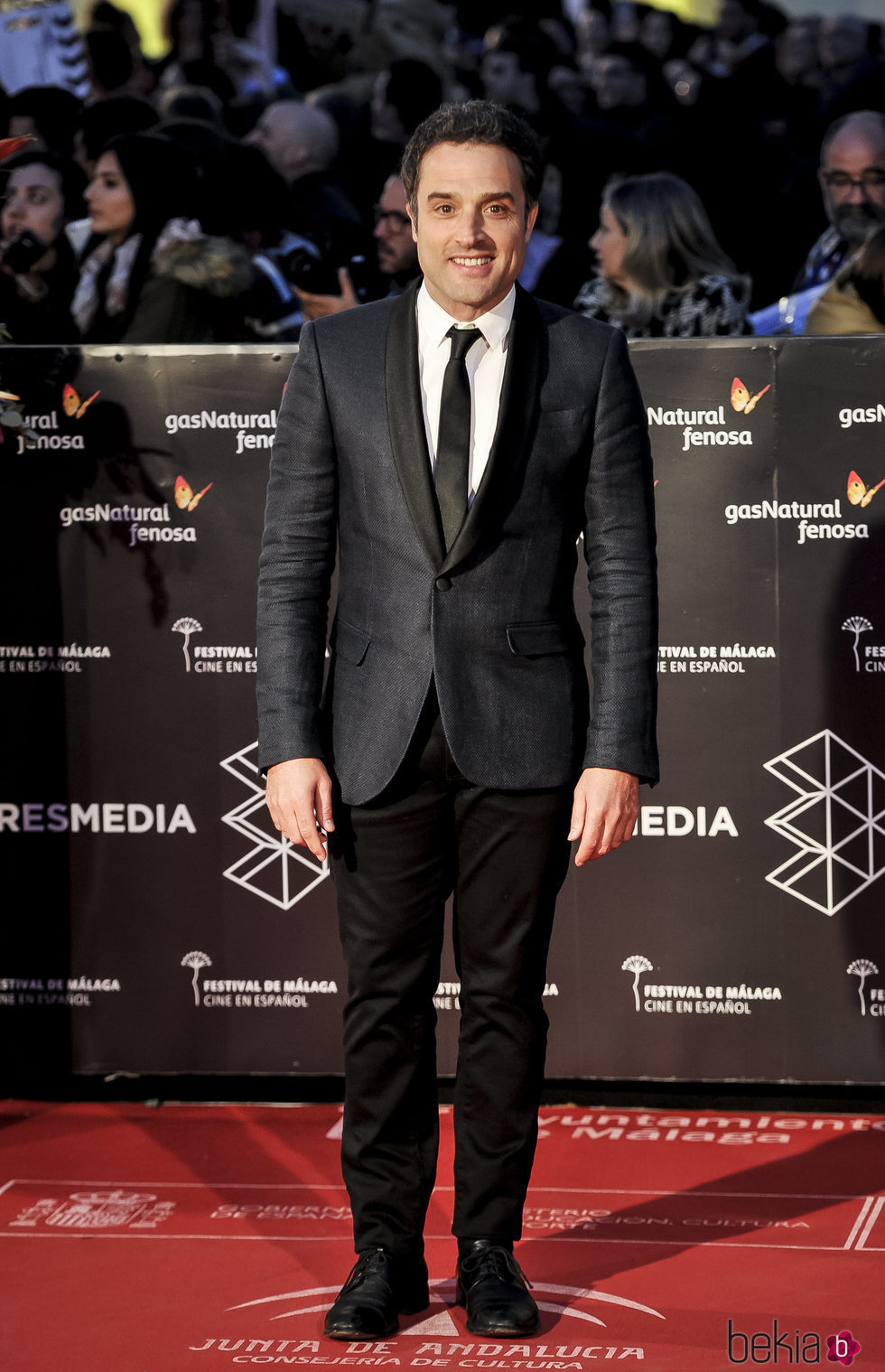 Daniel Guzmán en la gala de clausura del Festival de Cine de Málaga