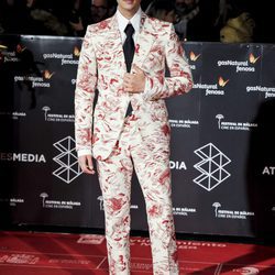 Eduardo Casanova en la gala de clausura del Festival de Cine de Málaga