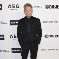 David Foster en la fiesta del 70 cumpleaños de Elton John