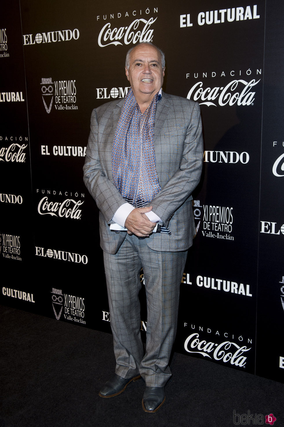 José Luis Moreno en la alfombra roja de los Premios Valle Inclán de Teatro