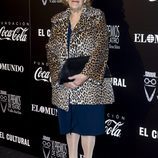 Manuela Carmena en la alfombra roja de los Premios Valle Inclán de Teatro