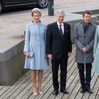 Los Reyes de Bélgica con Federico y Mary de Dinamarca en su Visita de Estado a Dinamarca