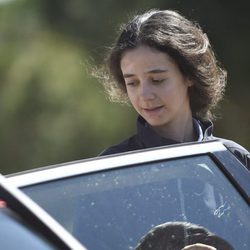 Victoria de Marichalar en la capilla ardiente de Alicia de Borbón-Parma