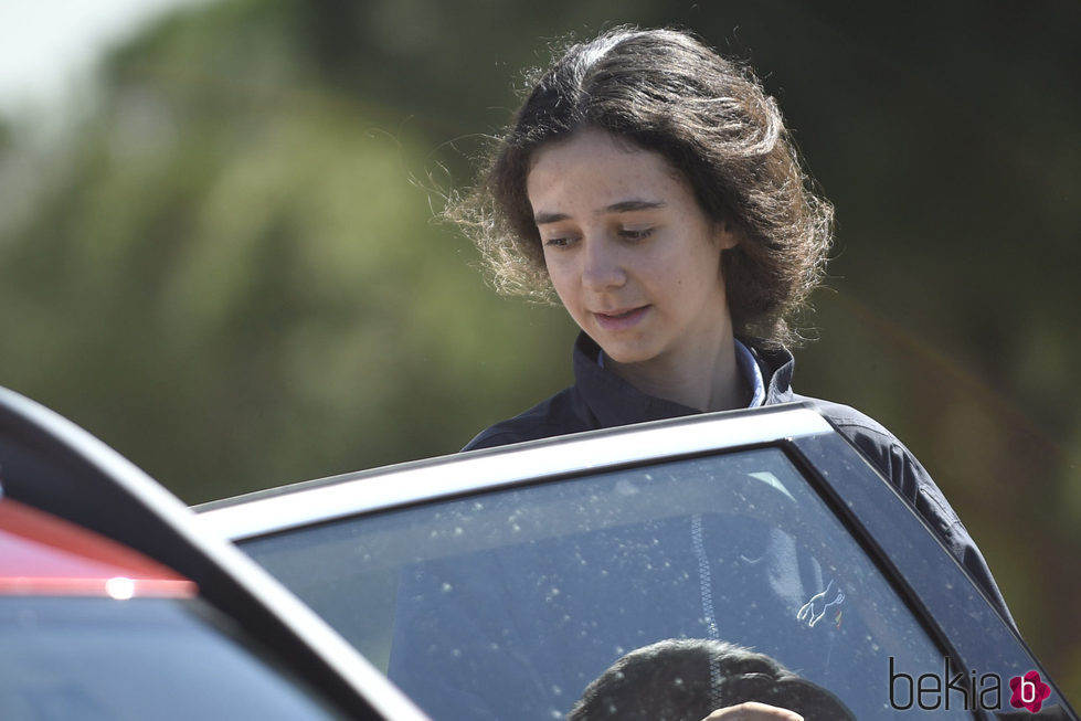 Victoria de Marichalar en la capilla ardiente de Alicia de Borbón-Parma