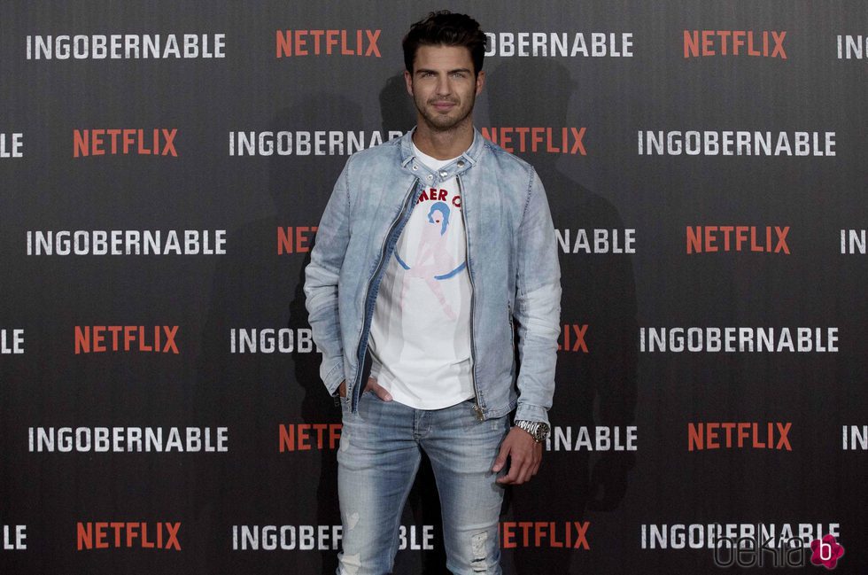 Maxi Iglesias en la presentación de 'Ingobernable' en Madrid