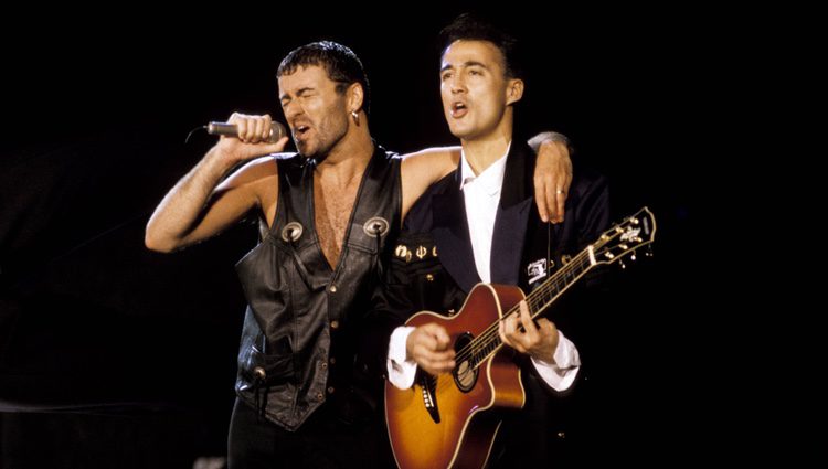 George Michael y Andrew Ridgeley durante una actuación