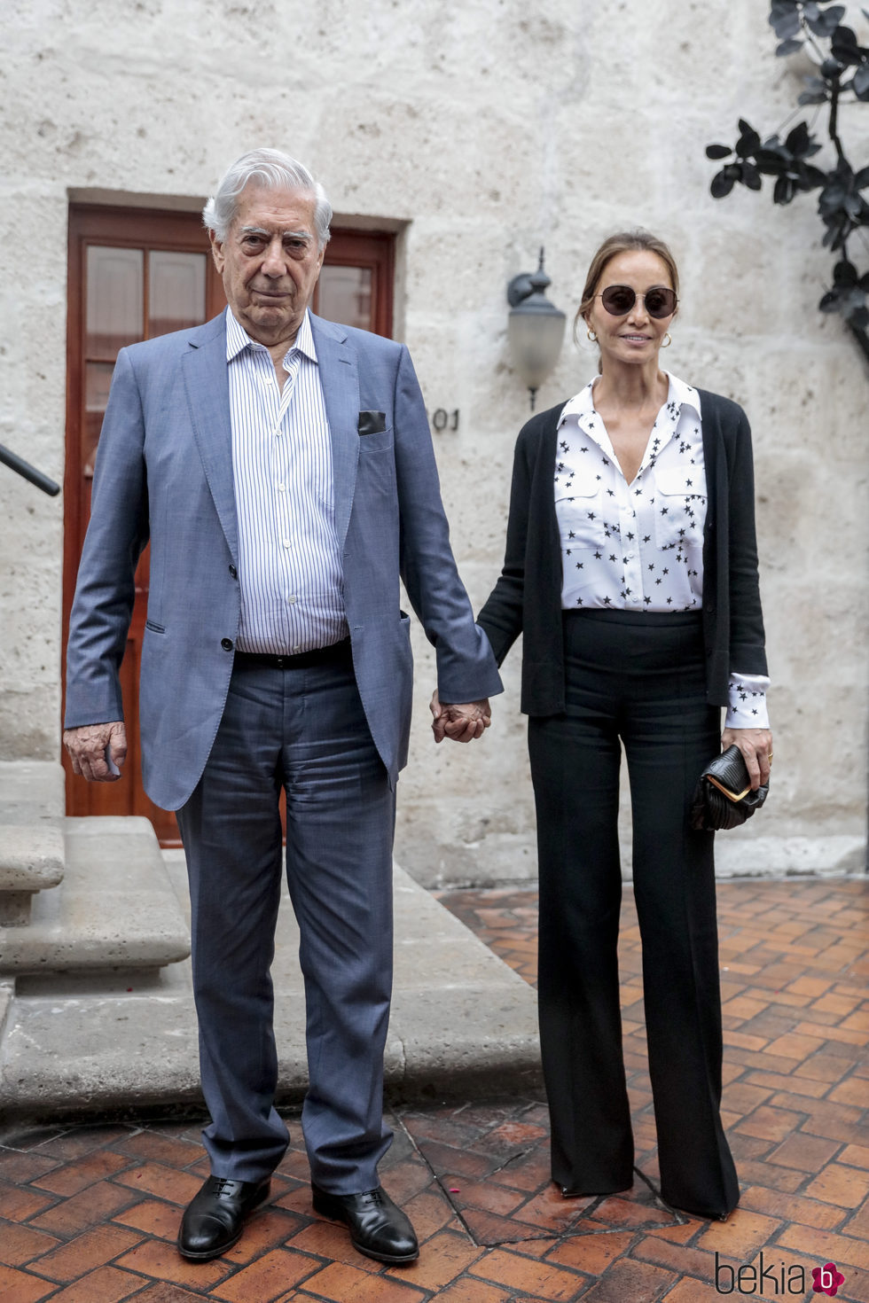 Mario Vargas Llosa e Isabel Preysler en Arequipa