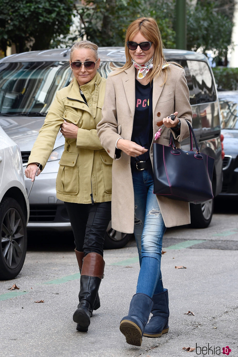 Alba Carrillo y su madre Lucía Pariente en Madrid