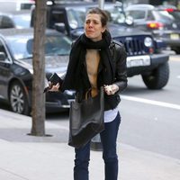 Carlota Casiraghi lloriqueando en Nueva York