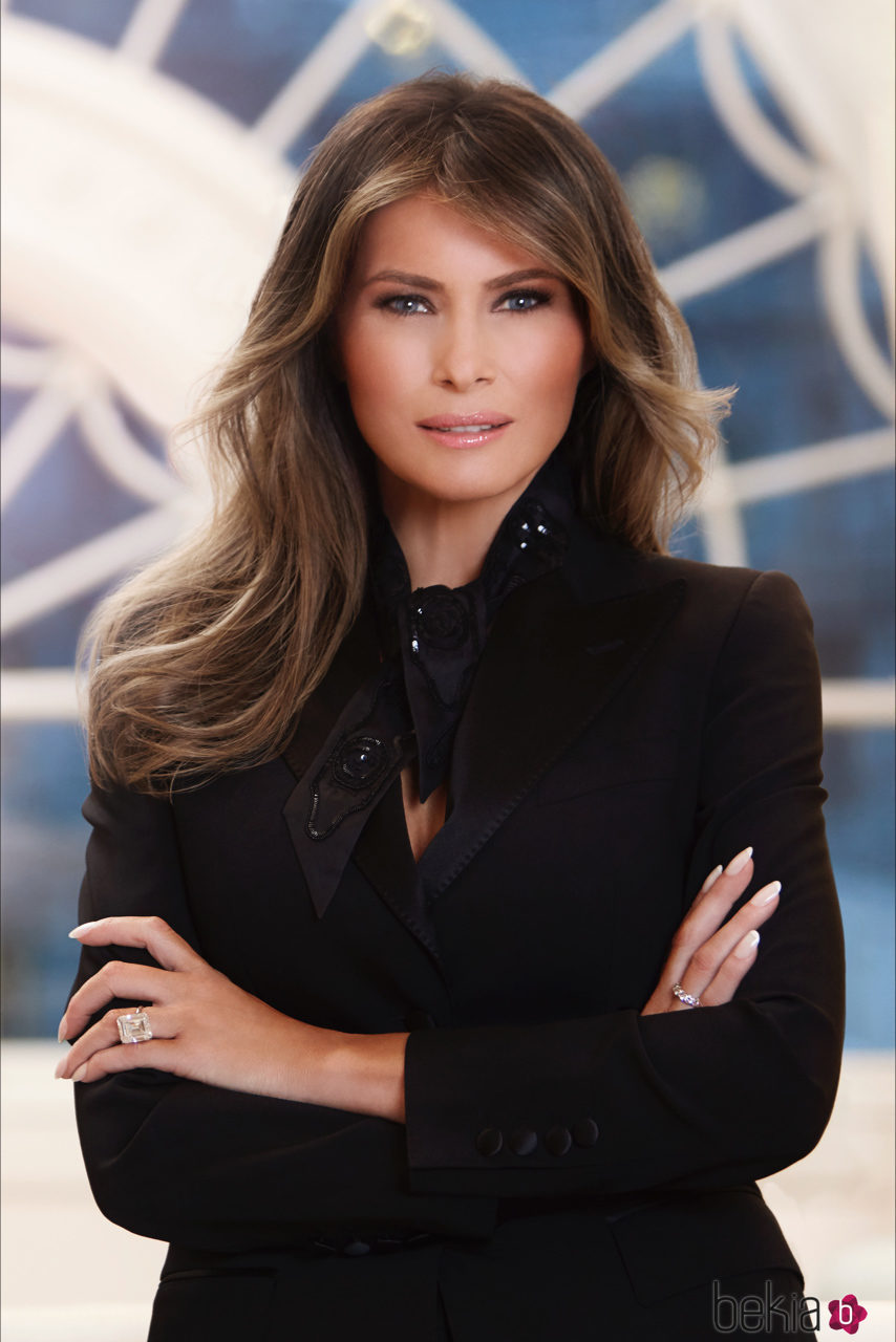 Foto oficial de Melania Trump como Primera Dama de Estados Unidos