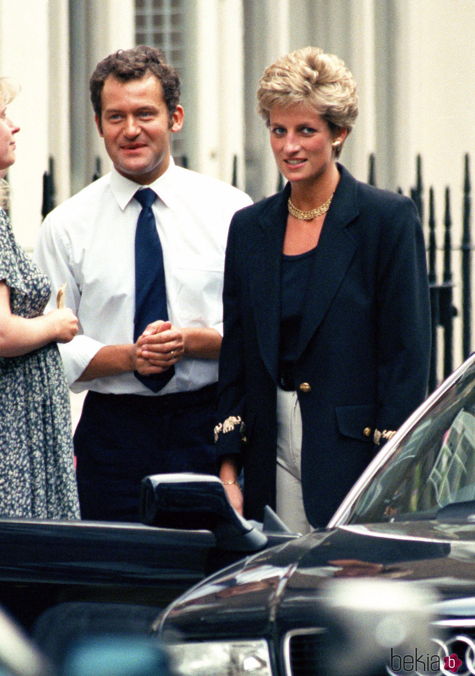 Lady Di junto a Paul Burrell