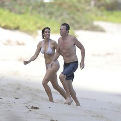 Cindy Crawford y su marido luciendo cuerpazo en las playas de San Bartolomé