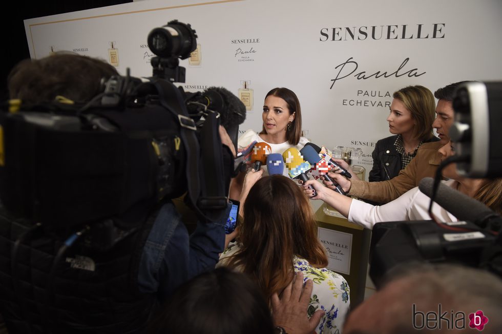 Paula Echevarría habla de su separación de David Bustamante ante la prensa