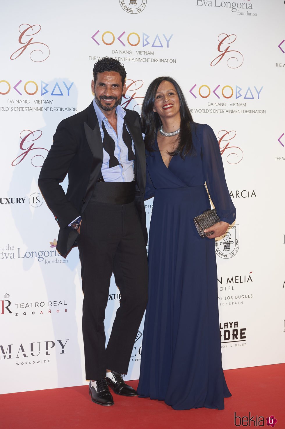 Oscar Higares y Sandra Álvarez en la Global Gift Gala 2017 de Madrid