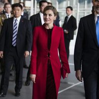 La Reina Letizia en el Museo Miraikan de Tokio