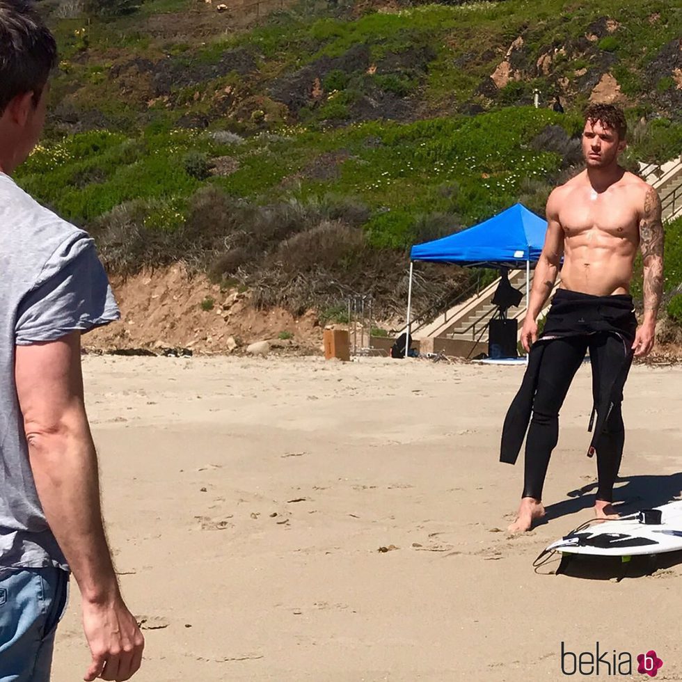 Ryan Phillippe en la playa