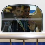 Los Reyes Felipe y Letizia viajan hasta Shizouka en tren