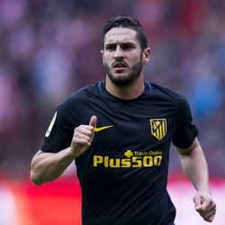 El futbolista Koke durante un partido de fútbol