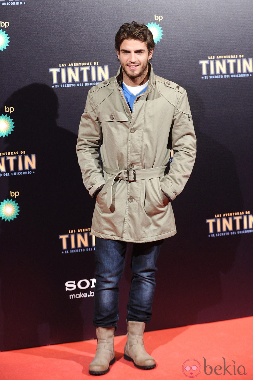 Maxi Iglesias en el estreno de 'Las aventuras de Tintín: el secreto del unicornio' en Madrid